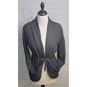 Zara Sweater Cardigan Size Med Gray